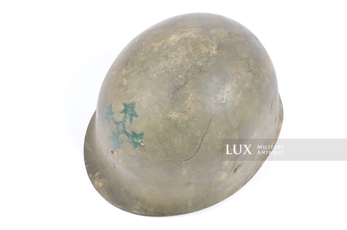 USM1 4th Infantry Division officier helmet liner, « YVI » - photo 16
