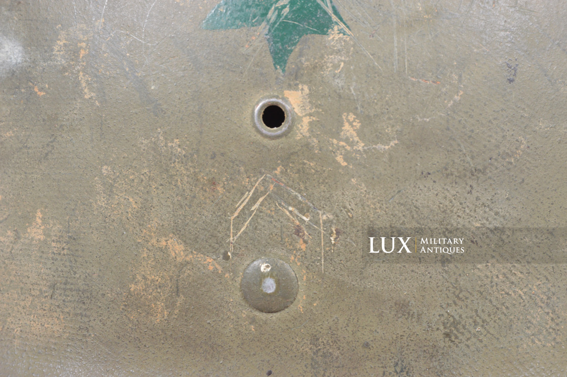 USM1 4th Infantry Division officier helmet liner, « YVI » - photo 27