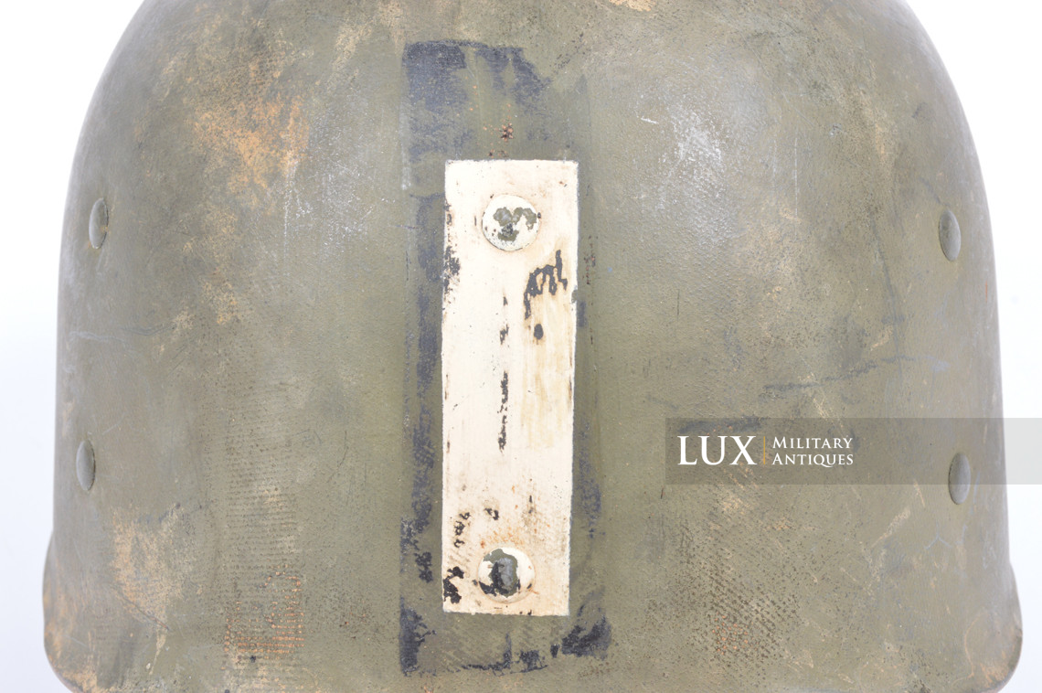 USM1 4th Infantry Division officier helmet liner, « YVI » - photo 29