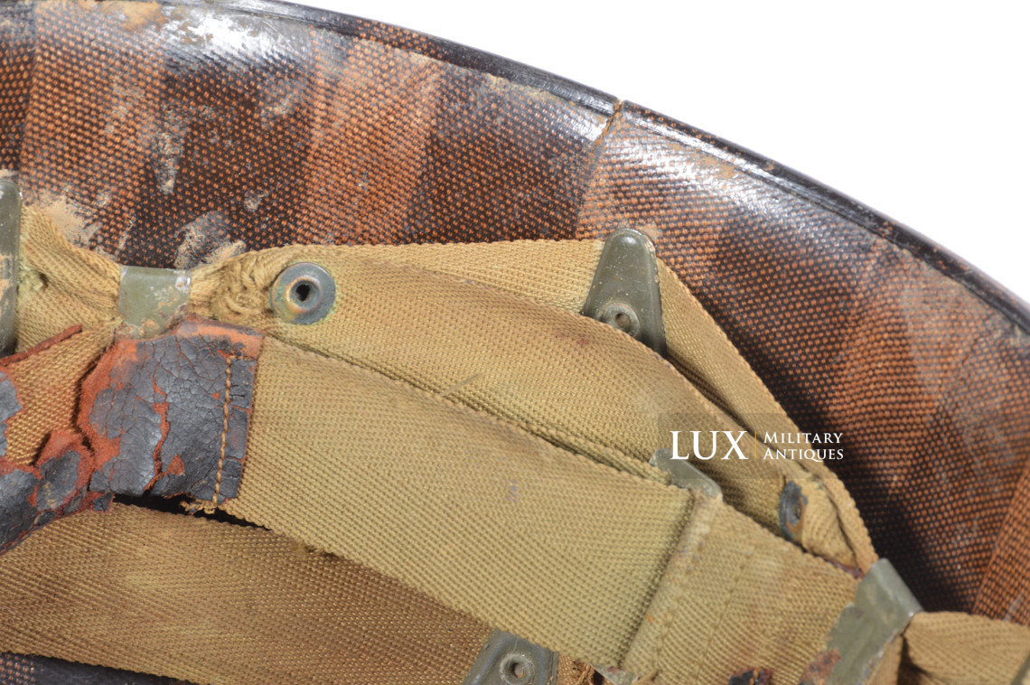 USM1 4th Infantry Division officier helmet liner, « YVI » - photo 38