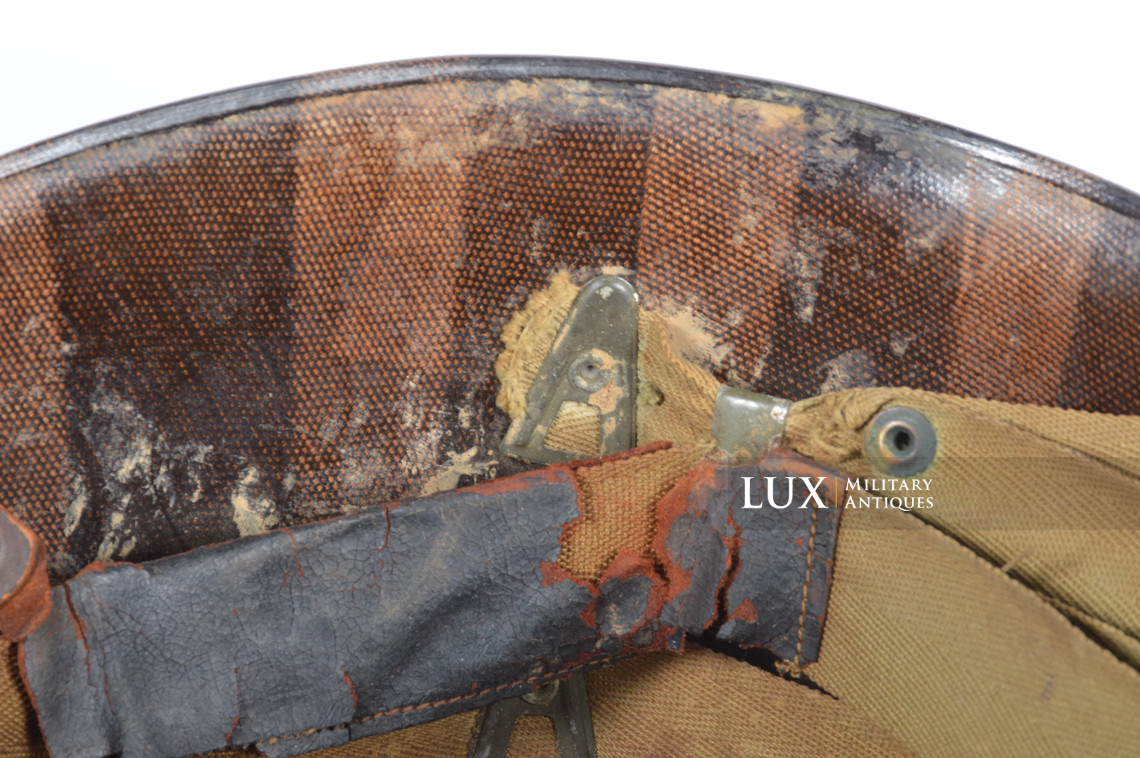 USM1 4th Infantry Division officier helmet liner, « YVI » - photo 39