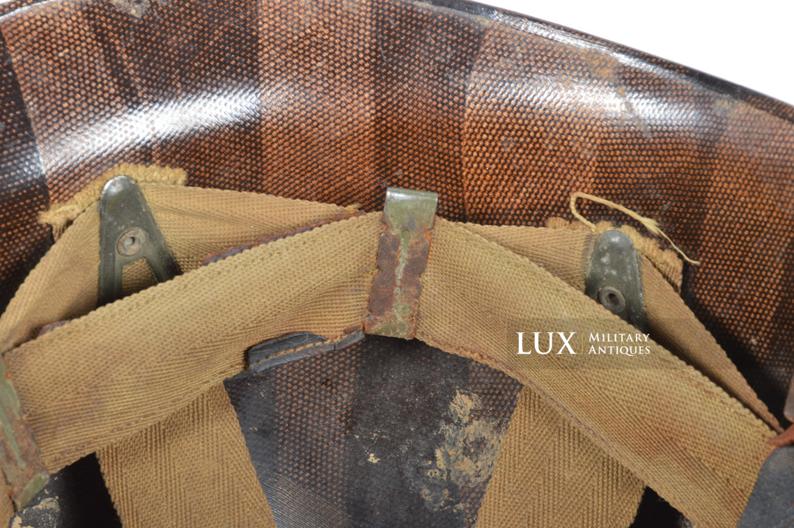 USM1 4th Infantry Division officier helmet liner, « YVI » - photo 41
