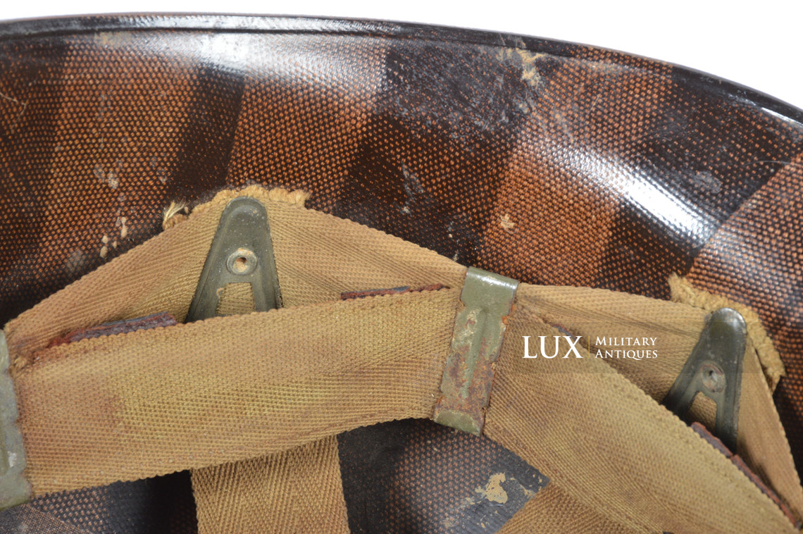 USM1 4th Infantry Division officier helmet liner, « YVI » - photo 42