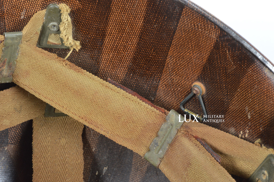 USM1 4th Infantry Division officier helmet liner, « YVI » - photo 43