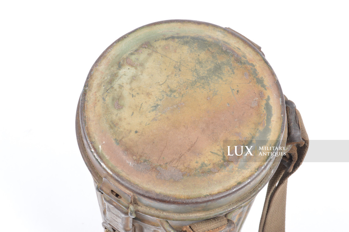 Ensemble boîtier de masque anti-gaz allemand camouflé trois tons - photo 13