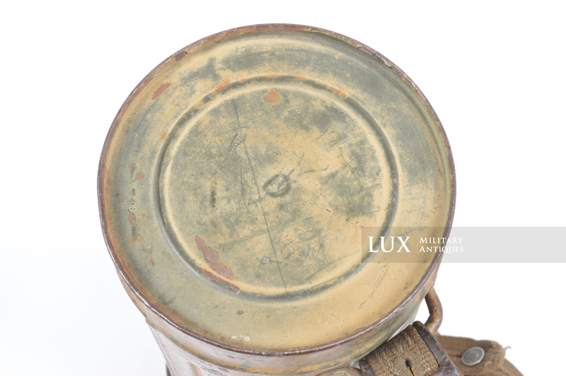 Ensemble boîtier de masque anti-gaz allemand camouflé trois tons - photo 14