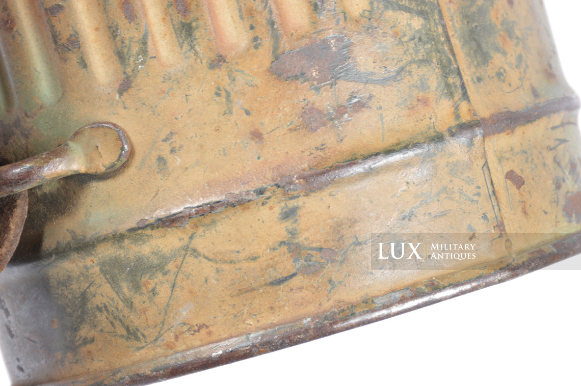 Ensemble boîtier de masque anti-gaz allemand camouflé trois tons - photo 21