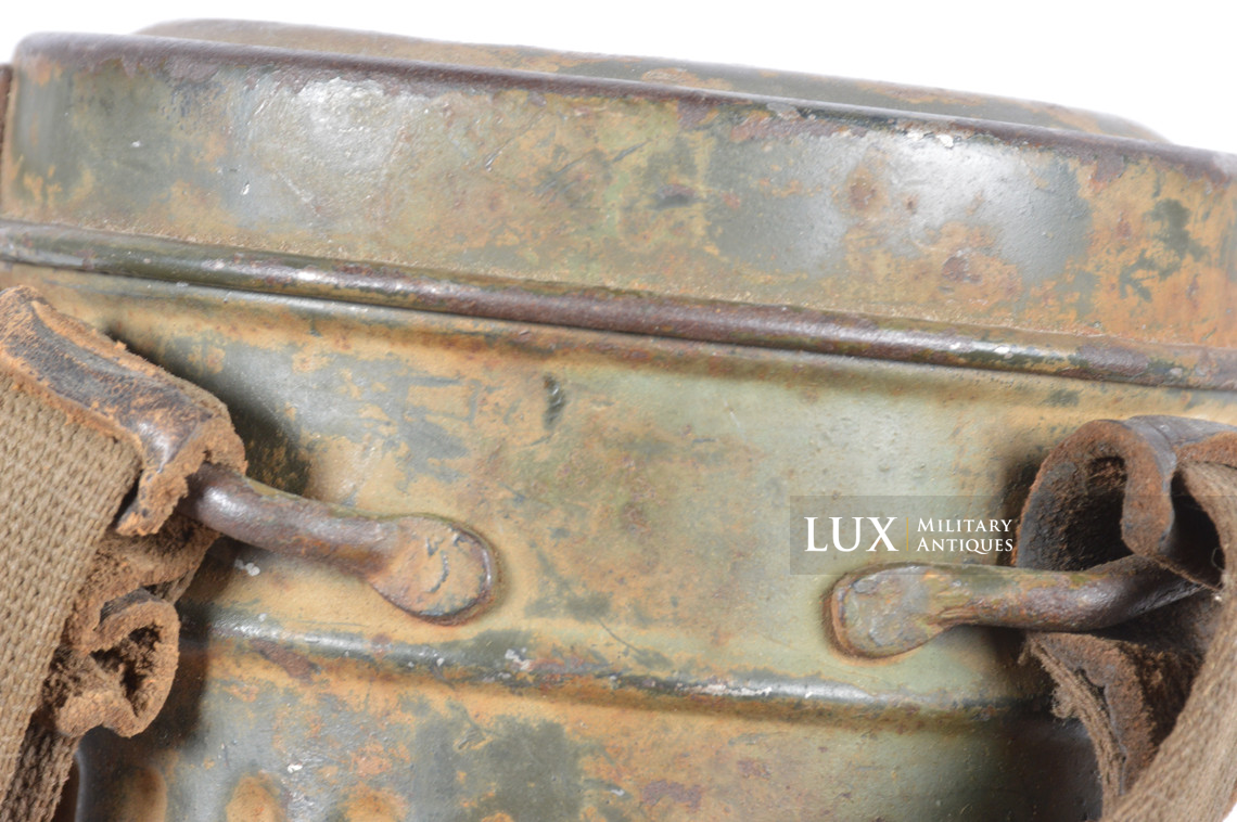 Ensemble boîtier de masque anti-gaz allemand camouflé trois tons - photo 22