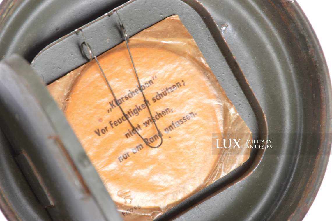 Ensemble boîtier de masque anti-gaz allemand camouflé trois tons - photo 42
