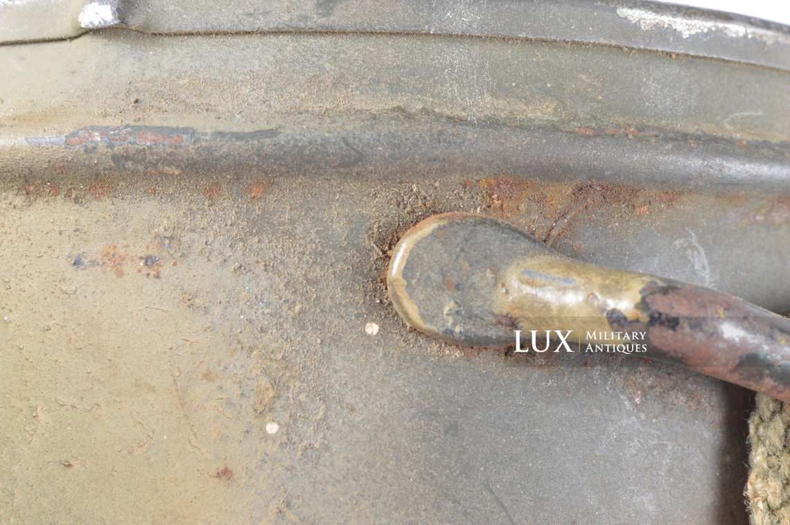 German three-tone camouflage gas mask canister, « Normandy / as-found » - photo 30