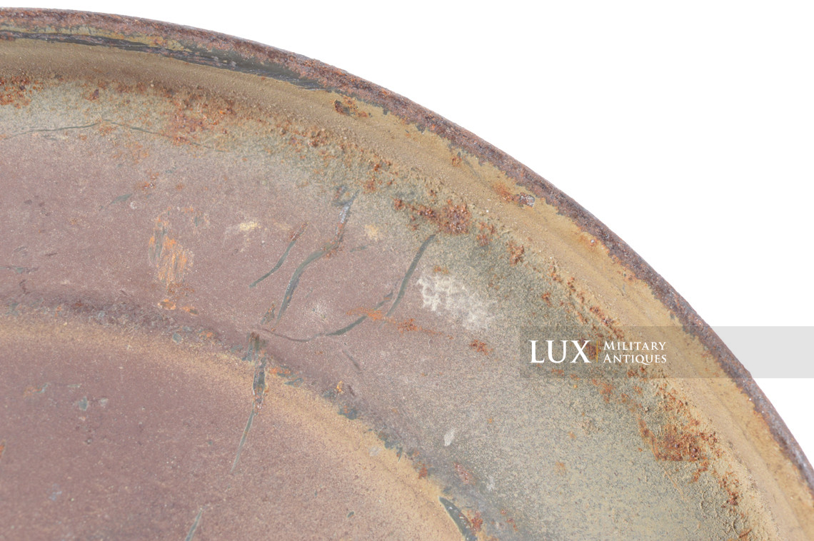 German three-tone camouflage gas mask canister, « Normandy / as-found » - photo 35