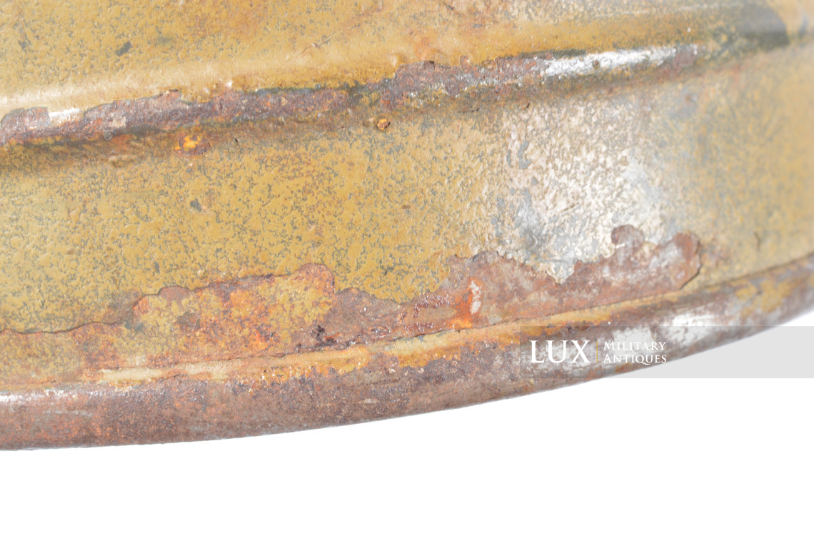 German tan camouflage gas mask canister, « Uffz Reckert » - photo 28