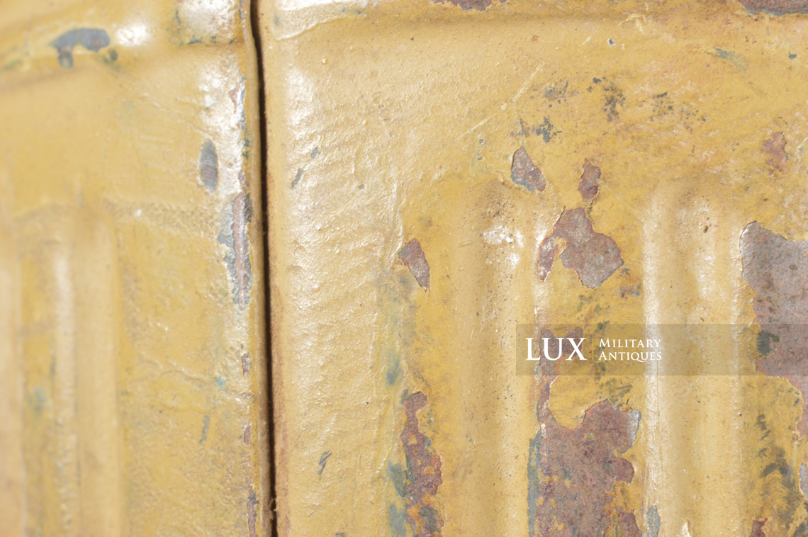 German tan camouflage gas mask canister, « Uffz Reckert » - photo 31