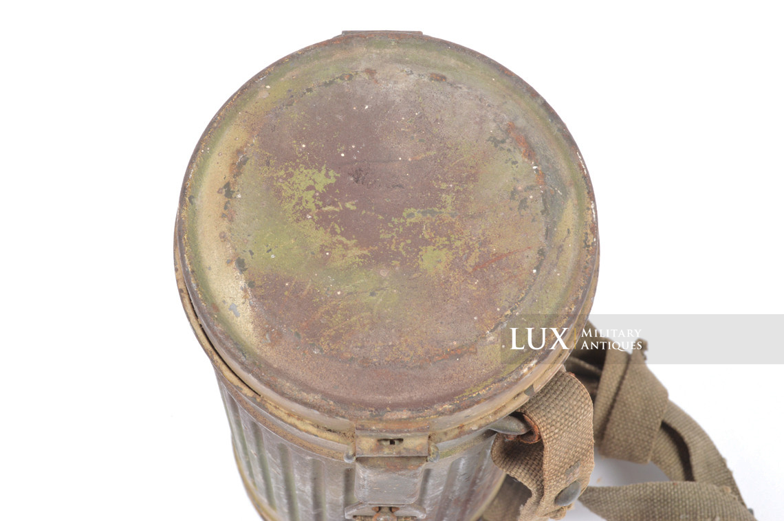 German short three-tone camouflage gas mask set, « untouched / as-found » - photo 13