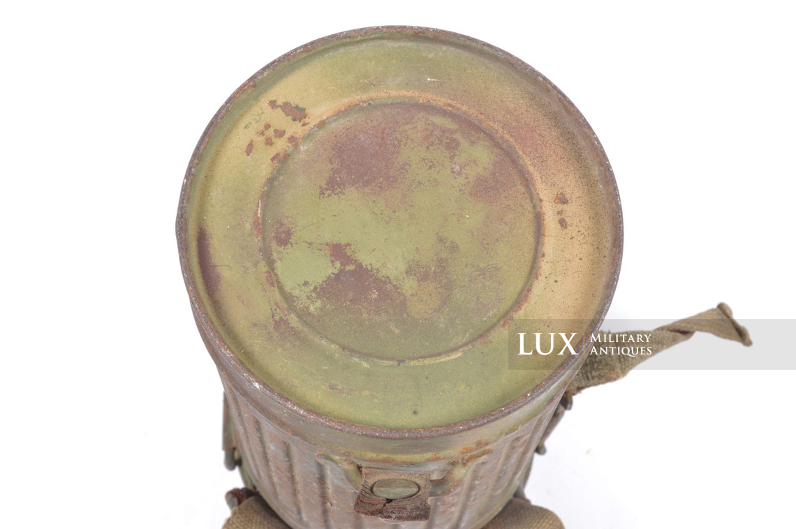 German short three-tone camouflage gas mask set, « untouched / as-found » - photo 14