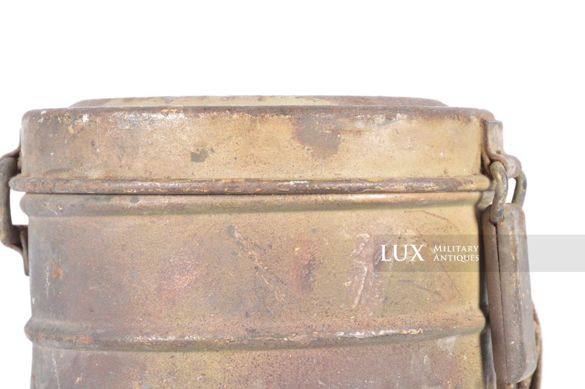 German short three-tone camouflage gas mask set, « untouched / as-found » - photo 15