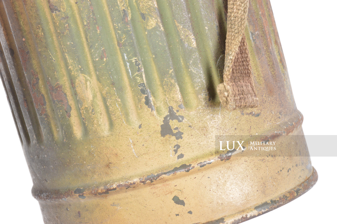 German short three-tone camouflage gas mask set, « untouched / as-found » - photo 18