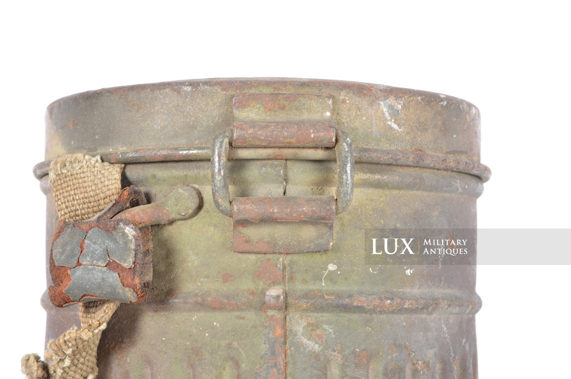 German short three-tone camouflage gas mask set, « untouched / as-found » - photo 20