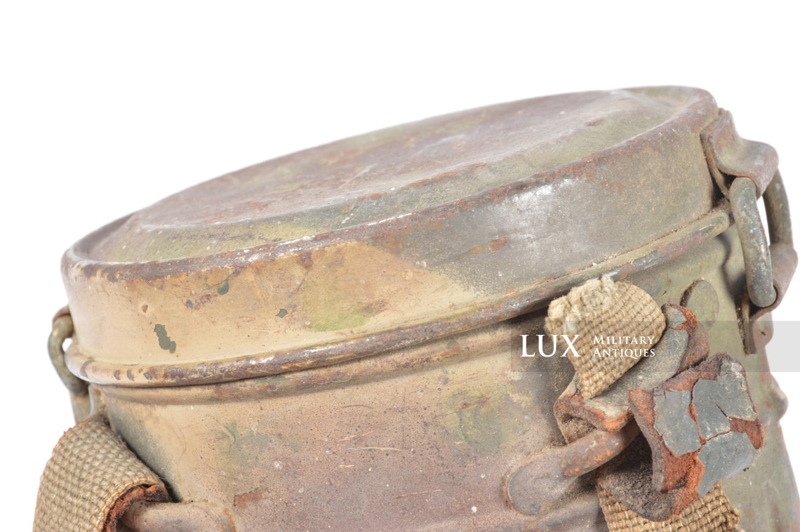 German short three-tone camouflage gas mask set, « untouched / as-found » - photo 23