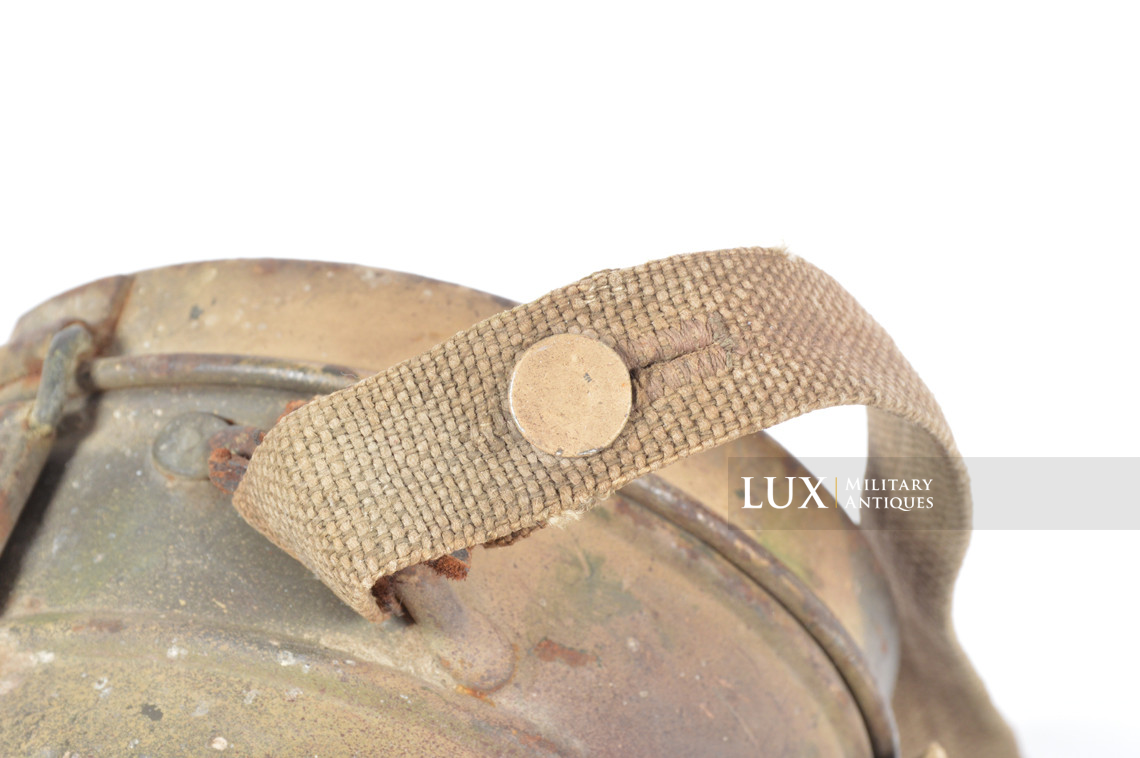 German short three-tone camouflage gas mask set, « untouched / as-found » - photo 25