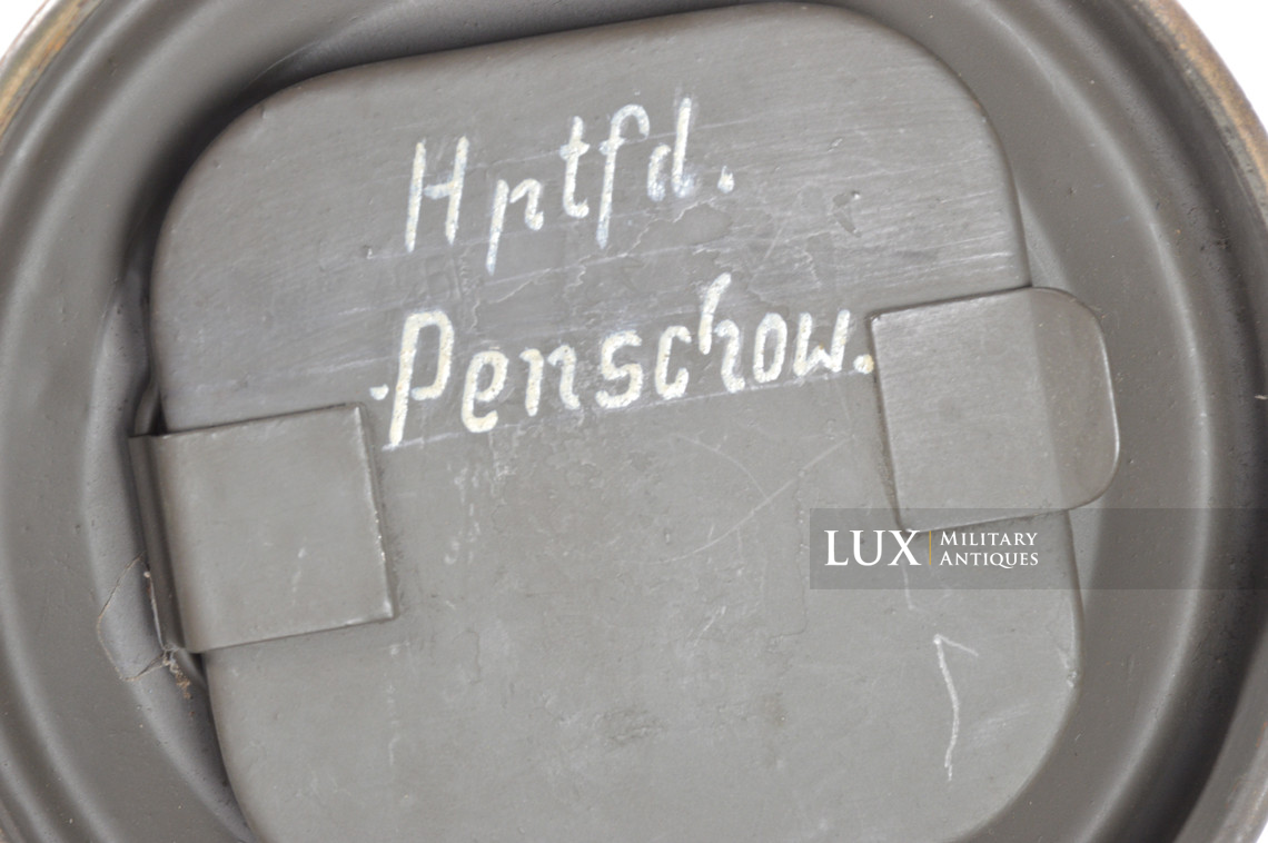 German short three-tone camouflage gas mask set, « untouched / as-found » - photo 36