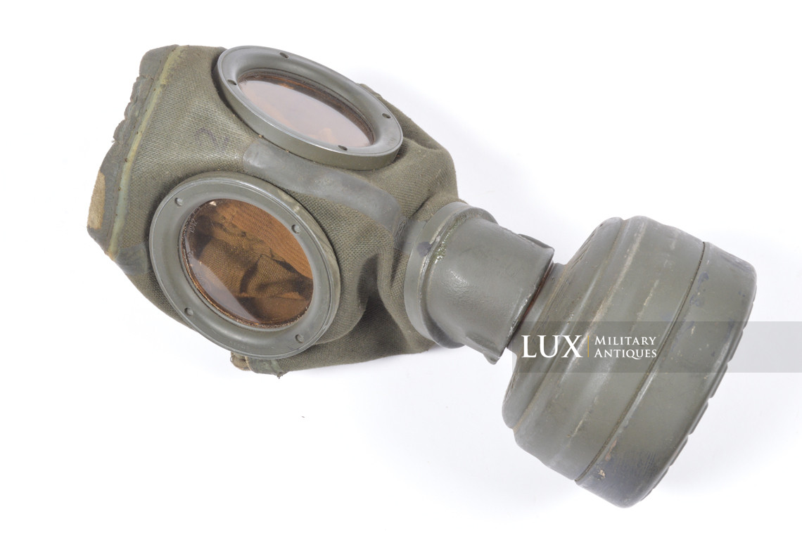 German short three-tone camouflage gas mask set, « untouched / as-found » - photo 39