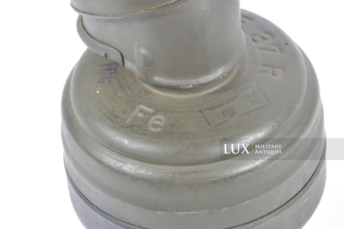 German short three-tone camouflage gas mask set, « untouched / as-found » - photo 42