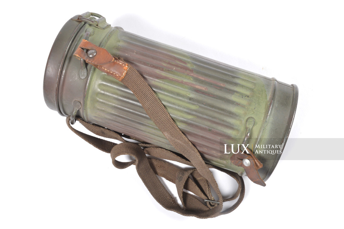 German late-war two tone camouflage gas mask set, « toxic colors » - photo 13