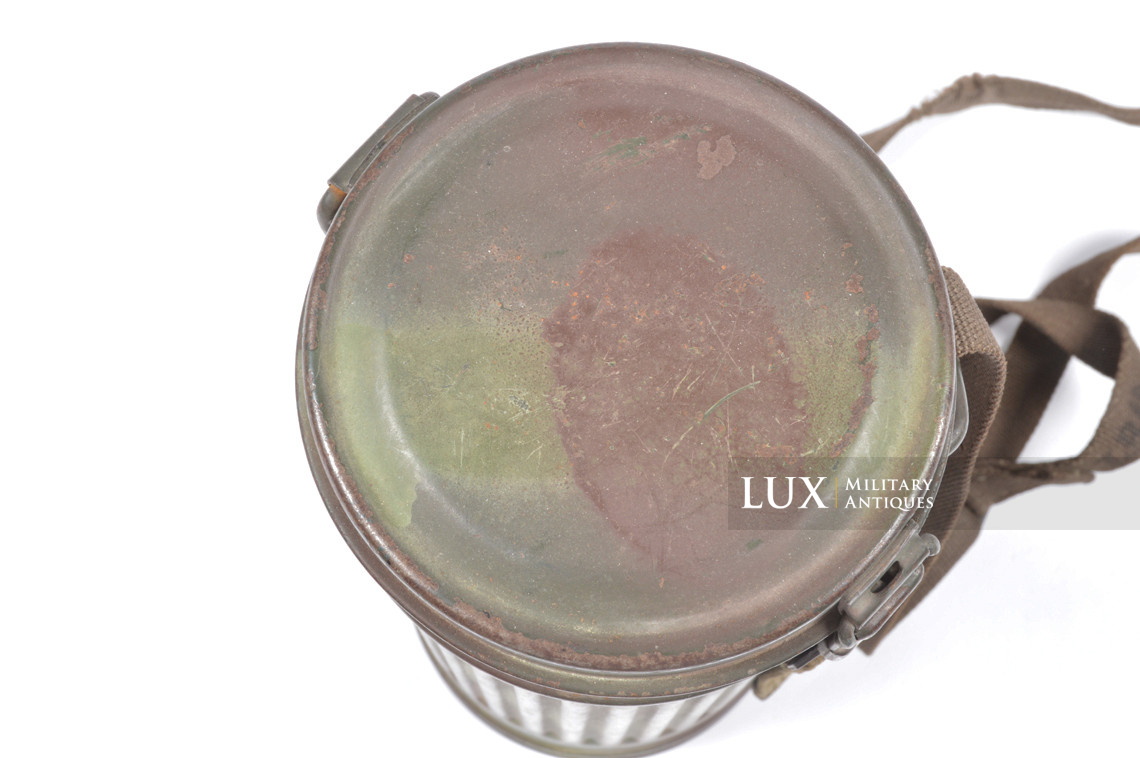 German late-war two tone camouflage gas mask set, « toxic colors » - photo 16