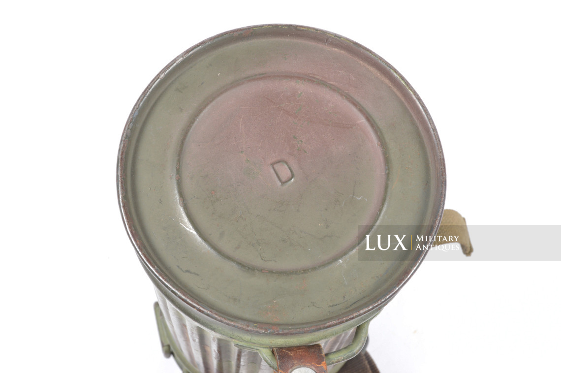 German late-war two tone camouflage gas mask set, « toxic colors » - photo 17
