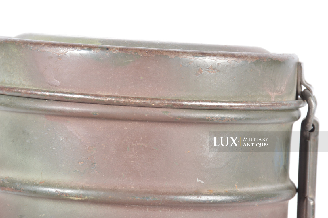 German late-war two tone camouflage gas mask set, « toxic colors » - photo 18