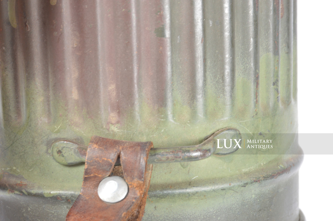 German late-war two tone camouflage gas mask set, « toxic colors » - photo 23