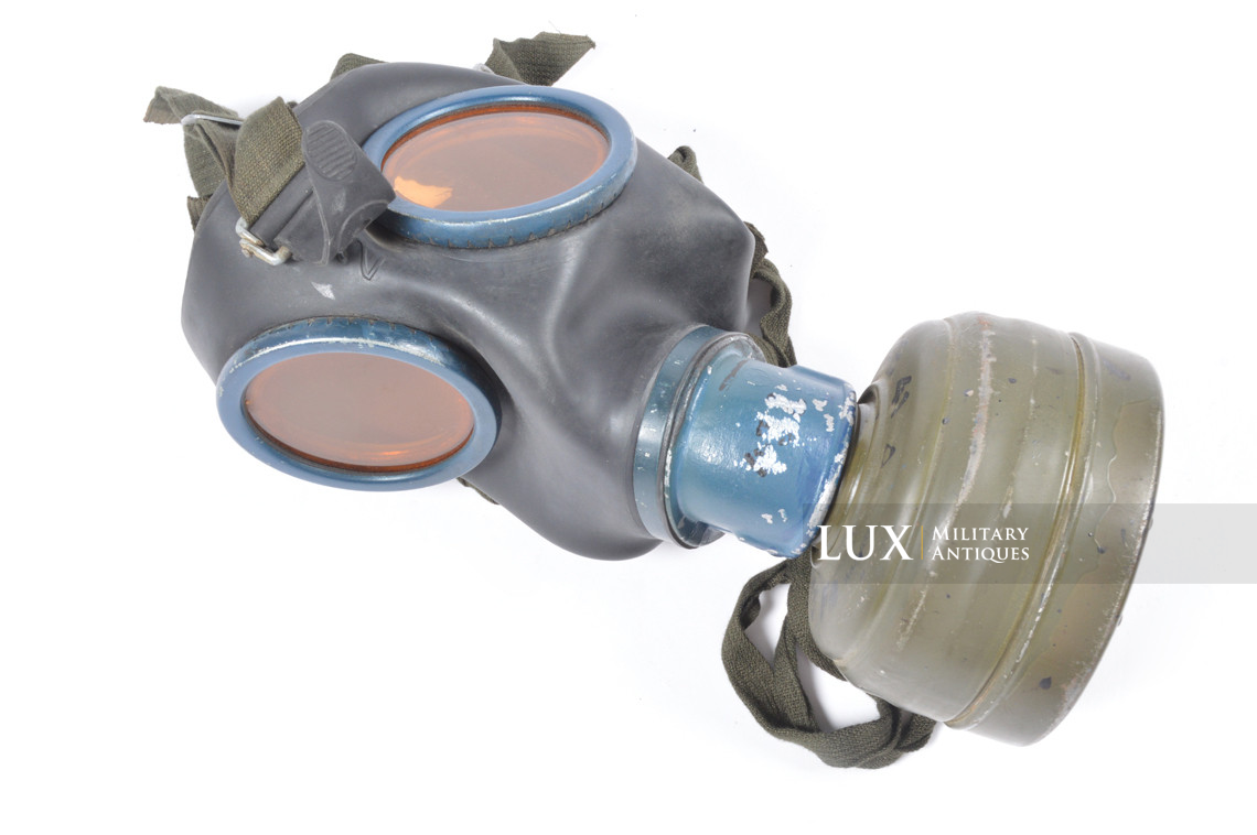 German late-war two tone camouflage gas mask set, « toxic colors » - photo 45