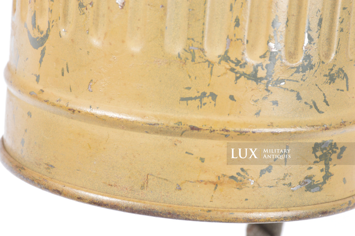 German early short tan camouflage gas mask canister - photo 22