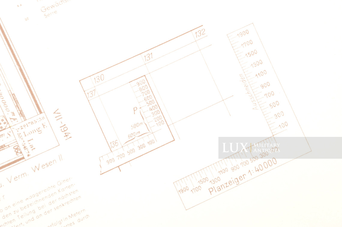 Carte militaire allemande, Kampfgruppe Hansen, « Belgique - Vielsalm » - photo 12