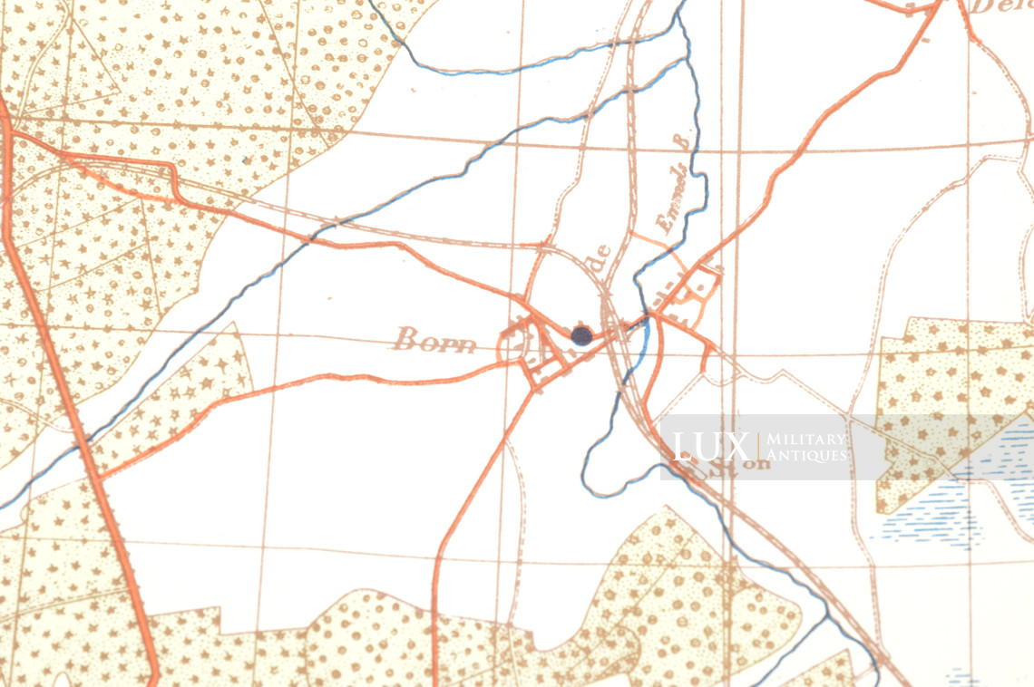 Carte militaire allemande, Kampfgruppe Hansen, « Belgique - Vielsalm » - photo 14