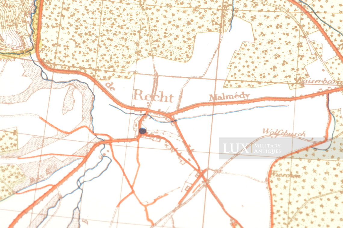 Carte militaire allemande, Kampfgruppe Hansen, « Belgique - Vielsalm » - photo 15