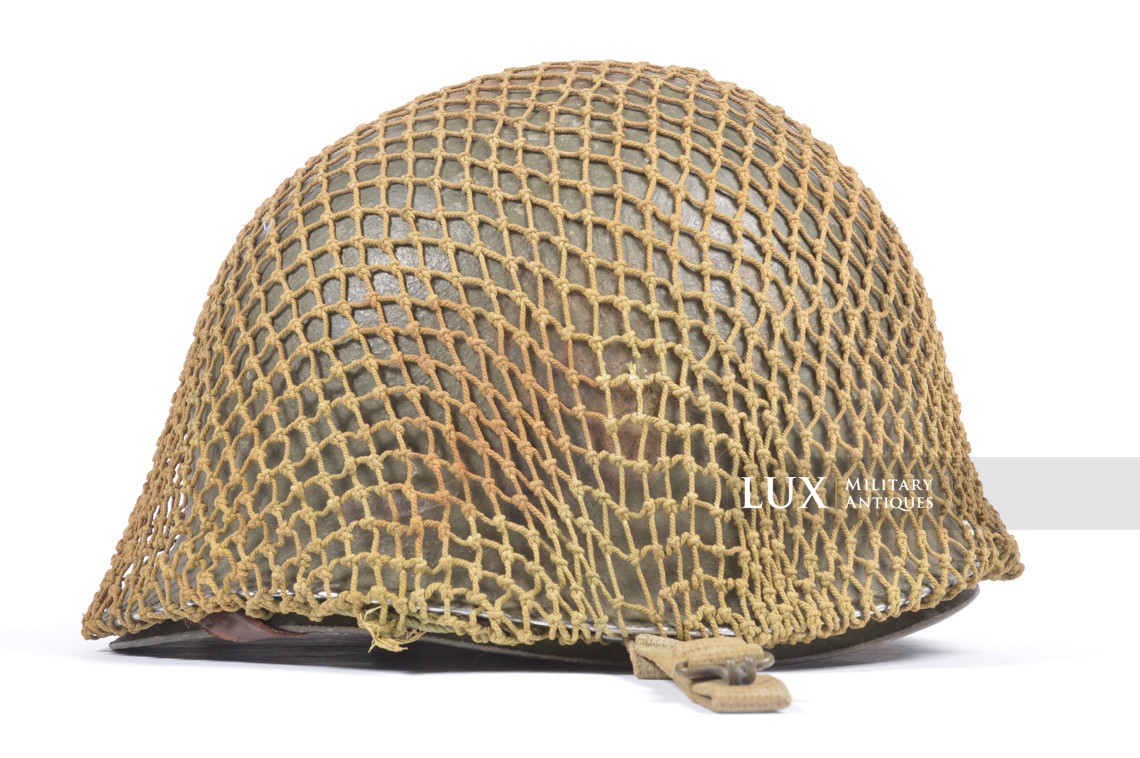 Casque USM1 de Lieutenant avec filet réglementaire, « ETO » - photo 8