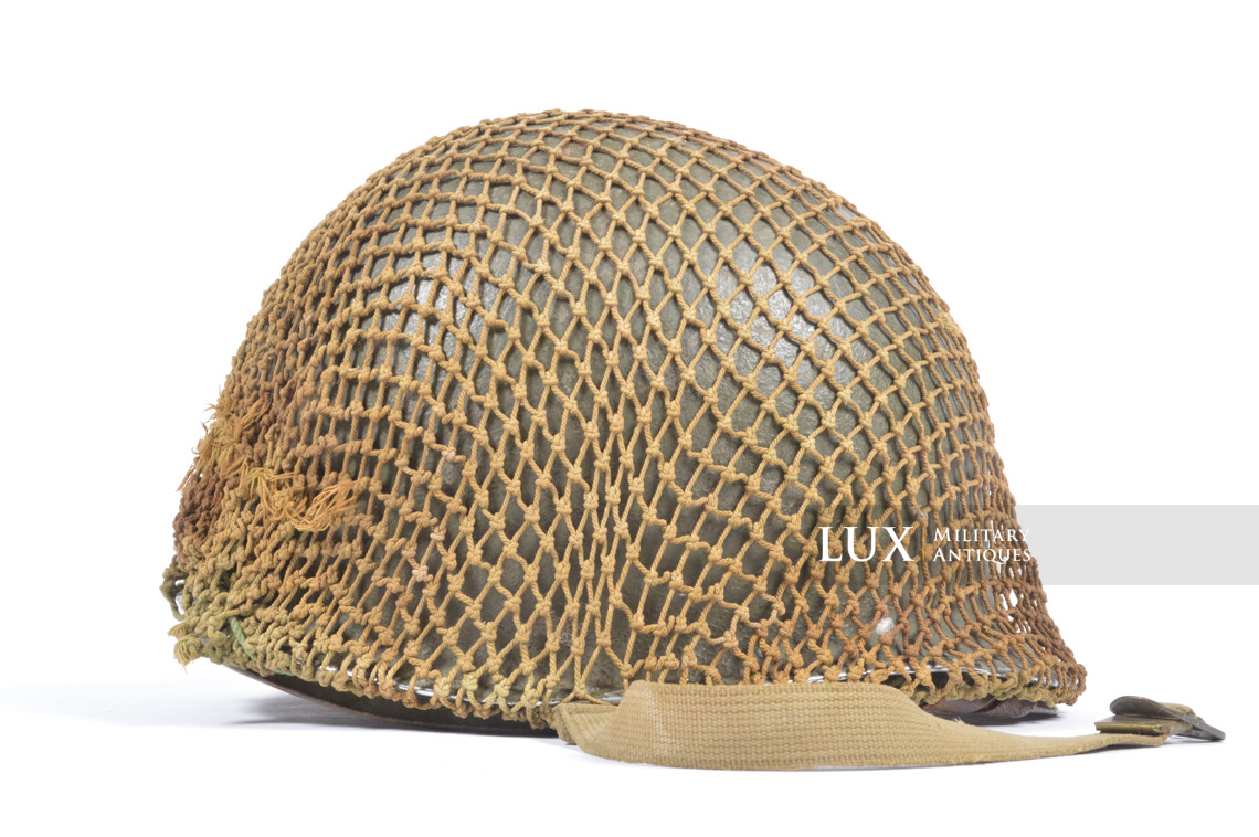 Casque USM1 de Lieutenant avec filet réglementaire, « ETO » - photo 20