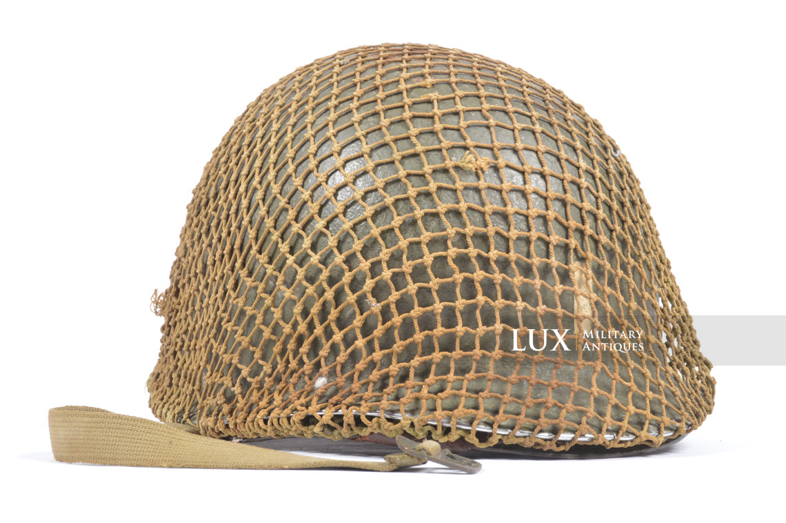 Casque USM1 de Lieutenant avec filet réglementaire, « ETO » - photo 21