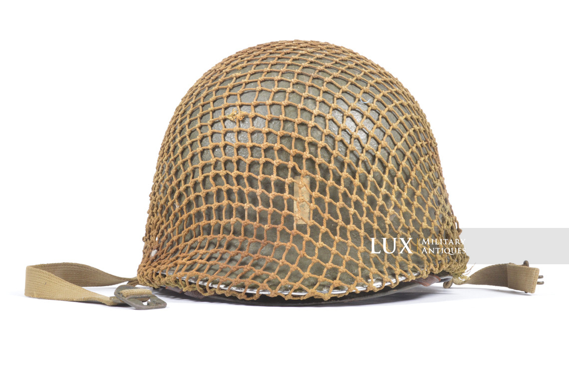 Casque USM1 de Lieutenant avec filet réglementaire, « ETO » - photo 22