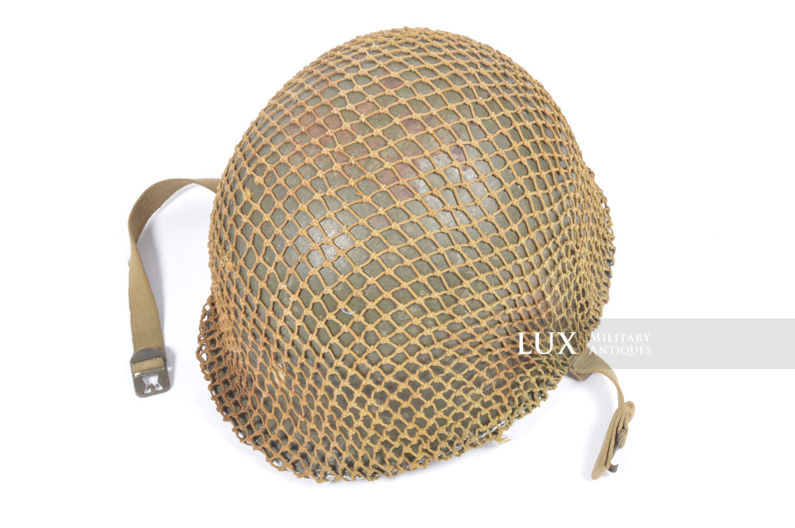 Casque USM1 de Lieutenant avec filet réglementaire, « ETO » - photo 28