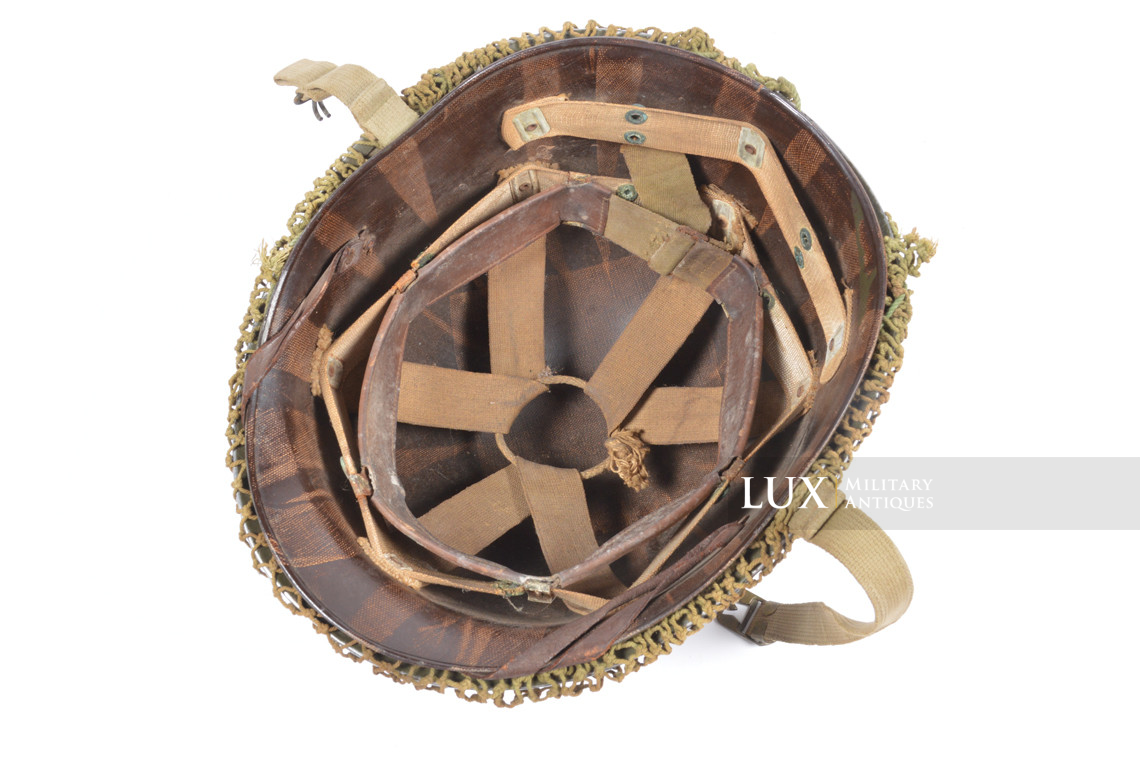 Casque USM1 de Lieutenant avec filet réglementaire, « ETO » - photo 33