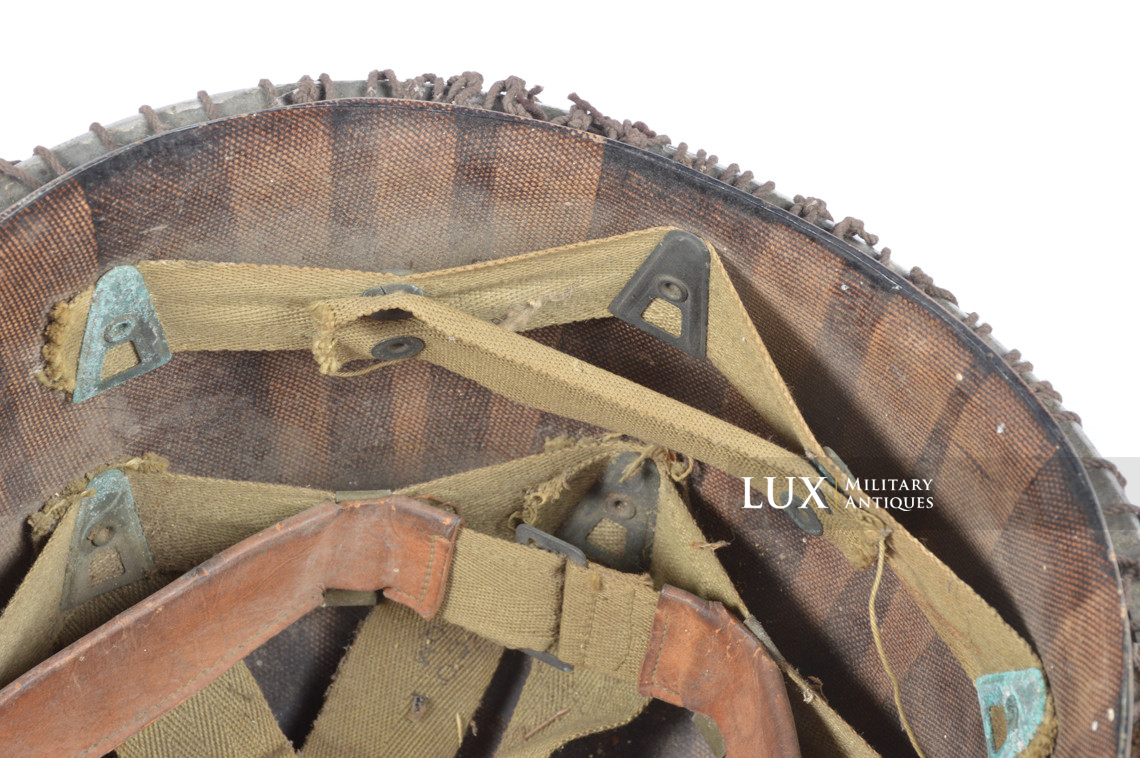 Casque USM1 précoce avec filet d’origine, « Metz / France » - photo 31