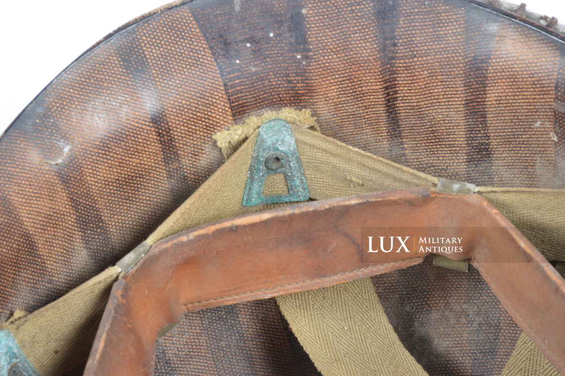 Casque USM1 précoce avec filet d’origine, « Metz / France » - photo 36