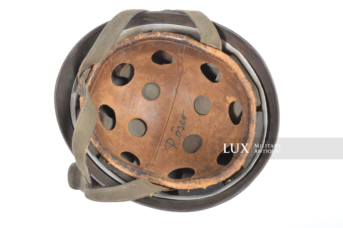 Late-war M38 German Paratrooper combat helmet, « ckl68 » - photo 23