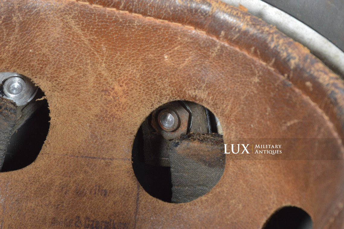 Late-war M38 German Paratrooper combat helmet, « ckl68 » - photo 30