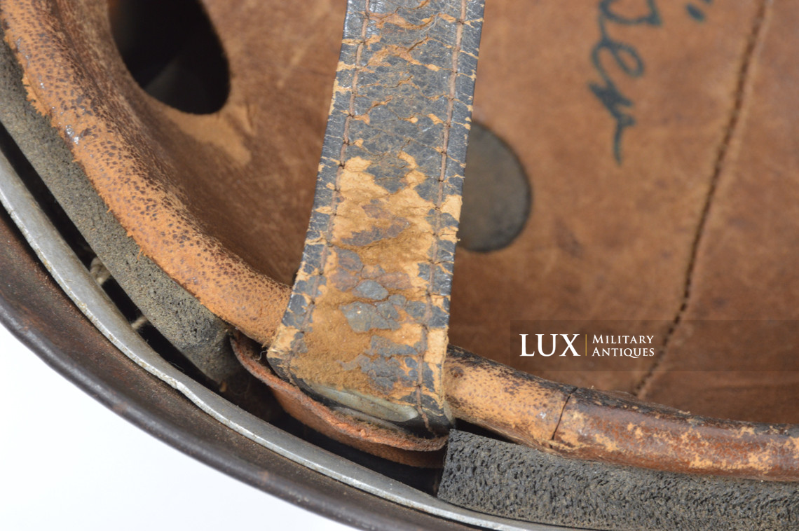 Late-war M38 German Paratrooper combat helmet, « ckl68 » - photo 35