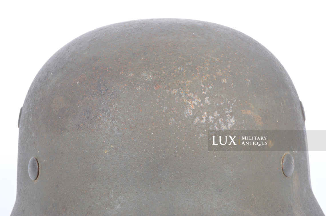 Casque allemand M40 Heer un insigne, « Q64 » - photo 24