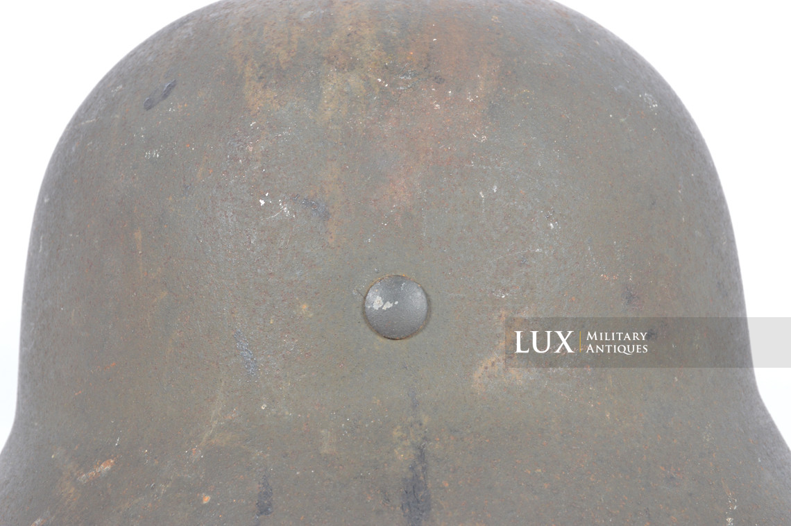 Casque allemand M40 Heer un insigne, « Q64 » - photo 28